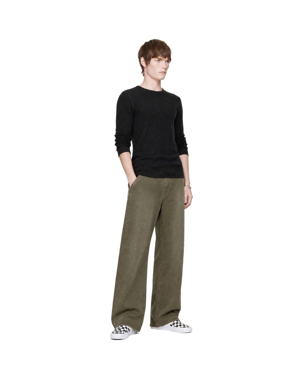 Second/Layer Black Zero Thermal Long Sleeve T-Shirt for men