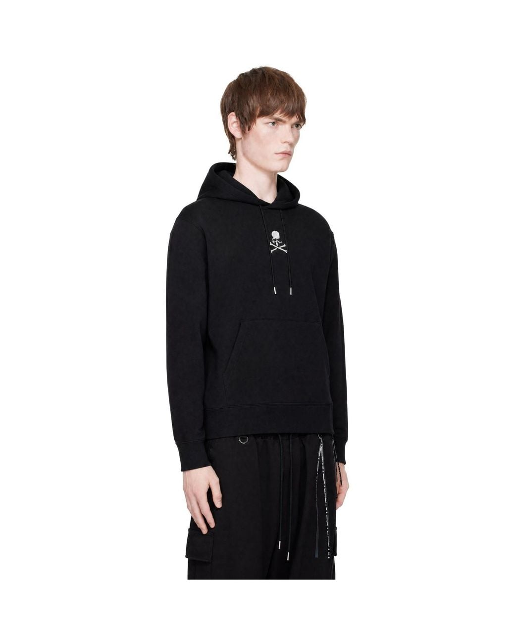Mastermind Japan Black Loopwheel Hoodie for men