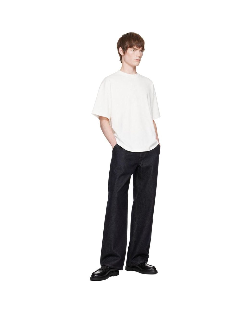 Jil Sander Blue Standard Denim Jeans for men