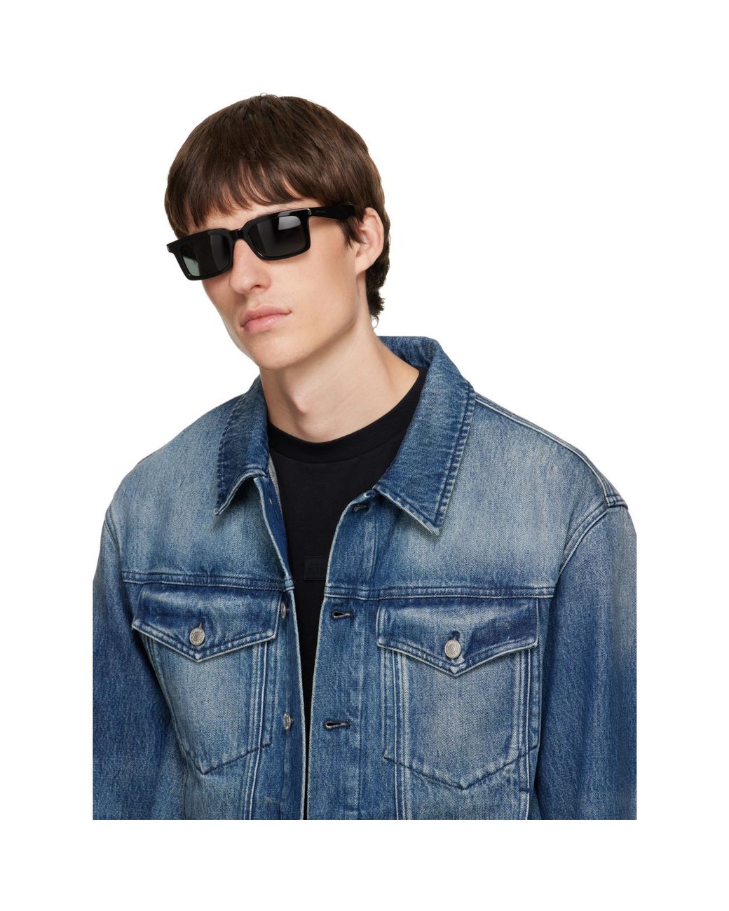 Saint Laurent Gray Sl 860 Sunglasses for men