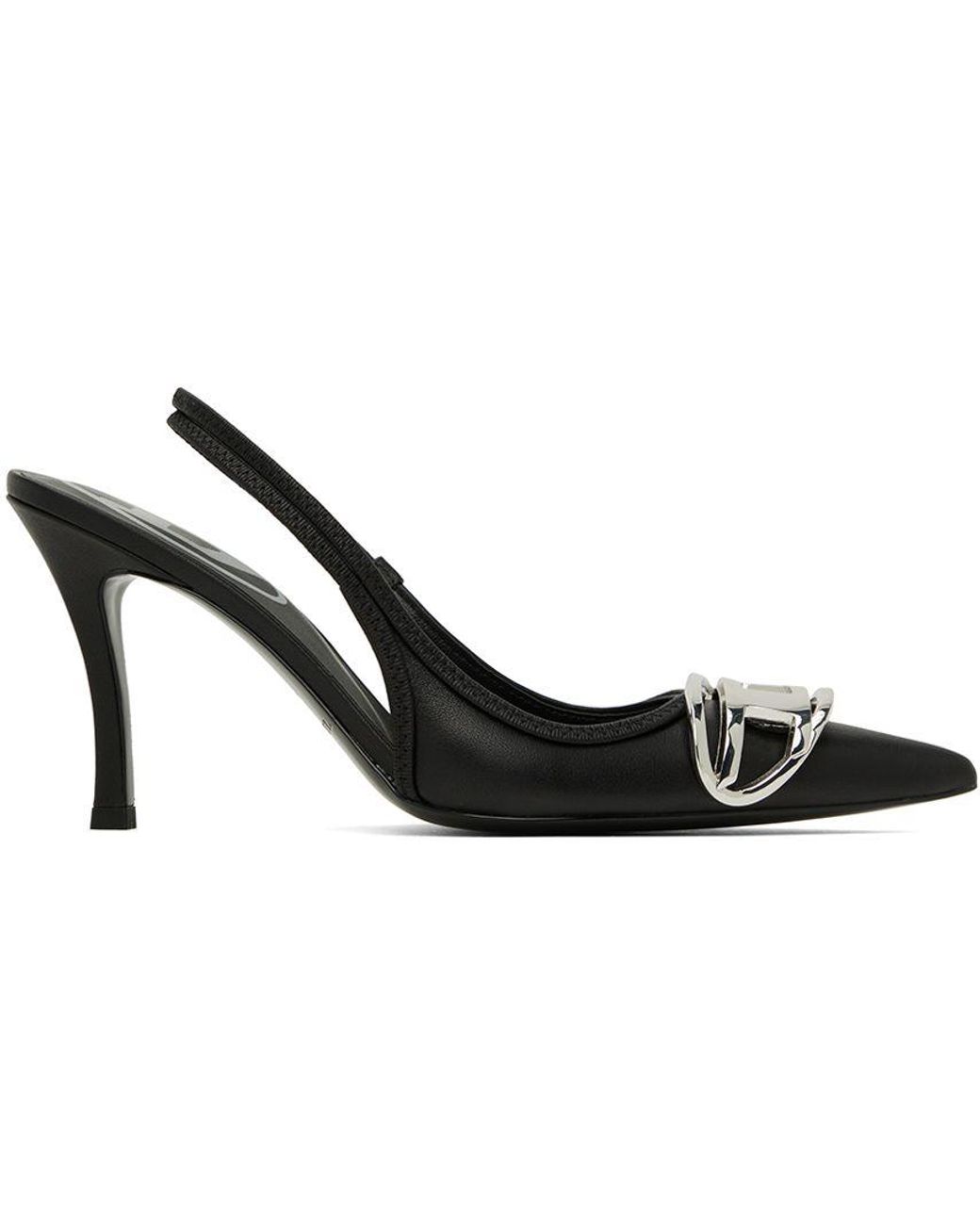 DIESEL Black Dvenus Heels Lyst
