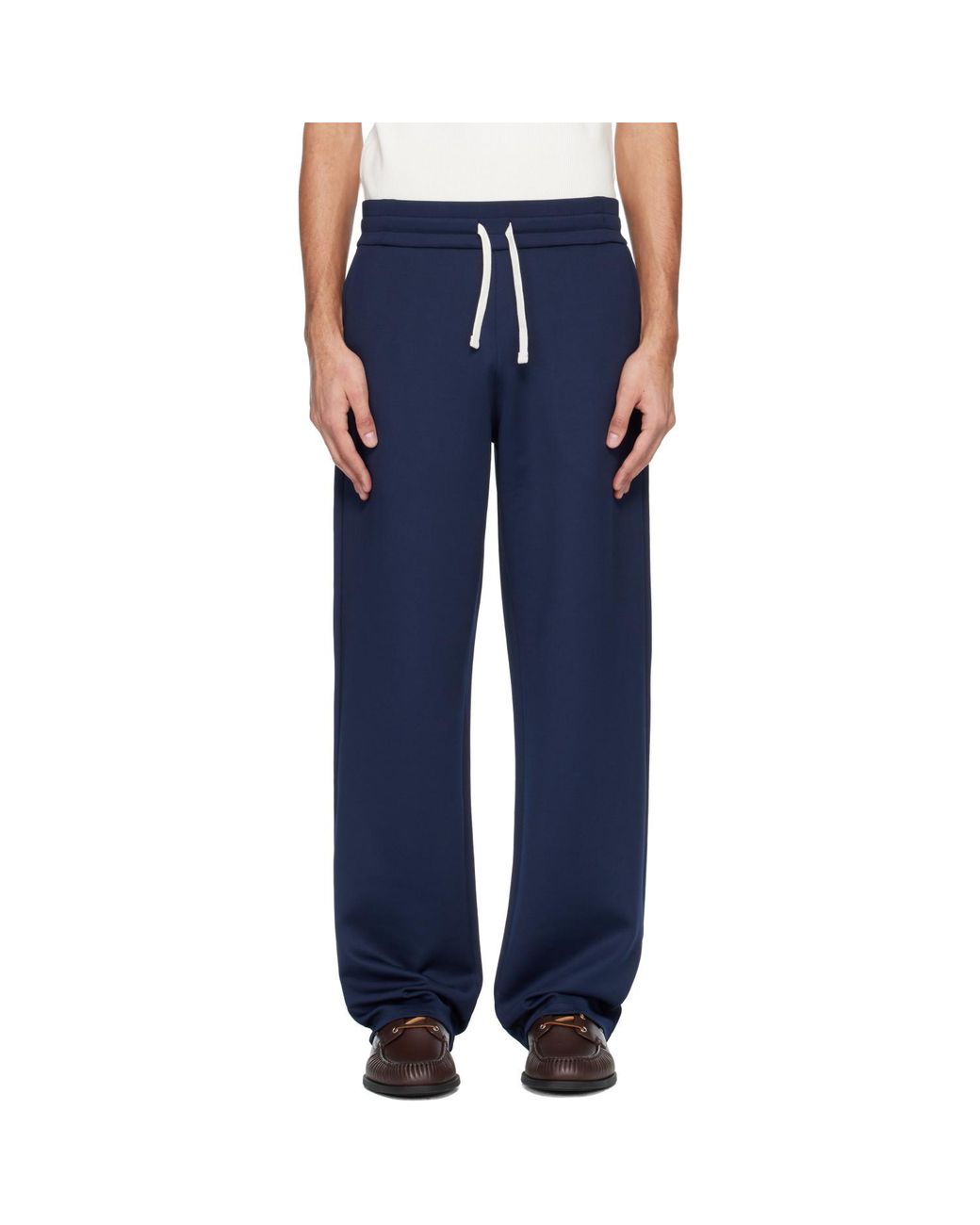 Balmain Blue Signature Sweatpants for men