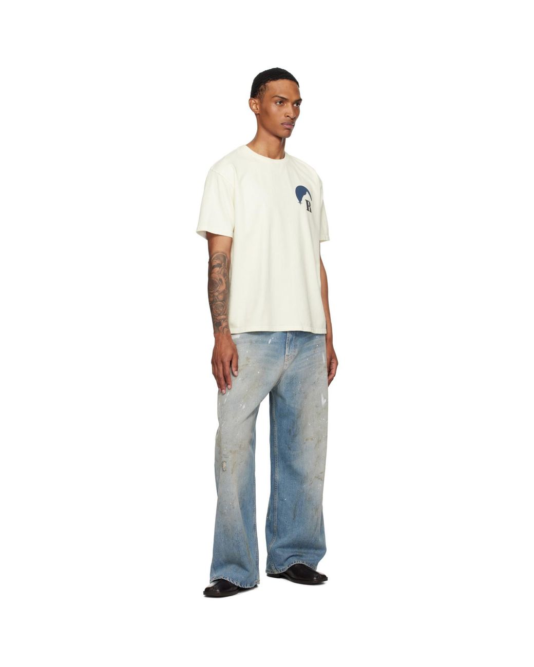 Rhude Multicolor Off- Moonlight T-Shirt for men