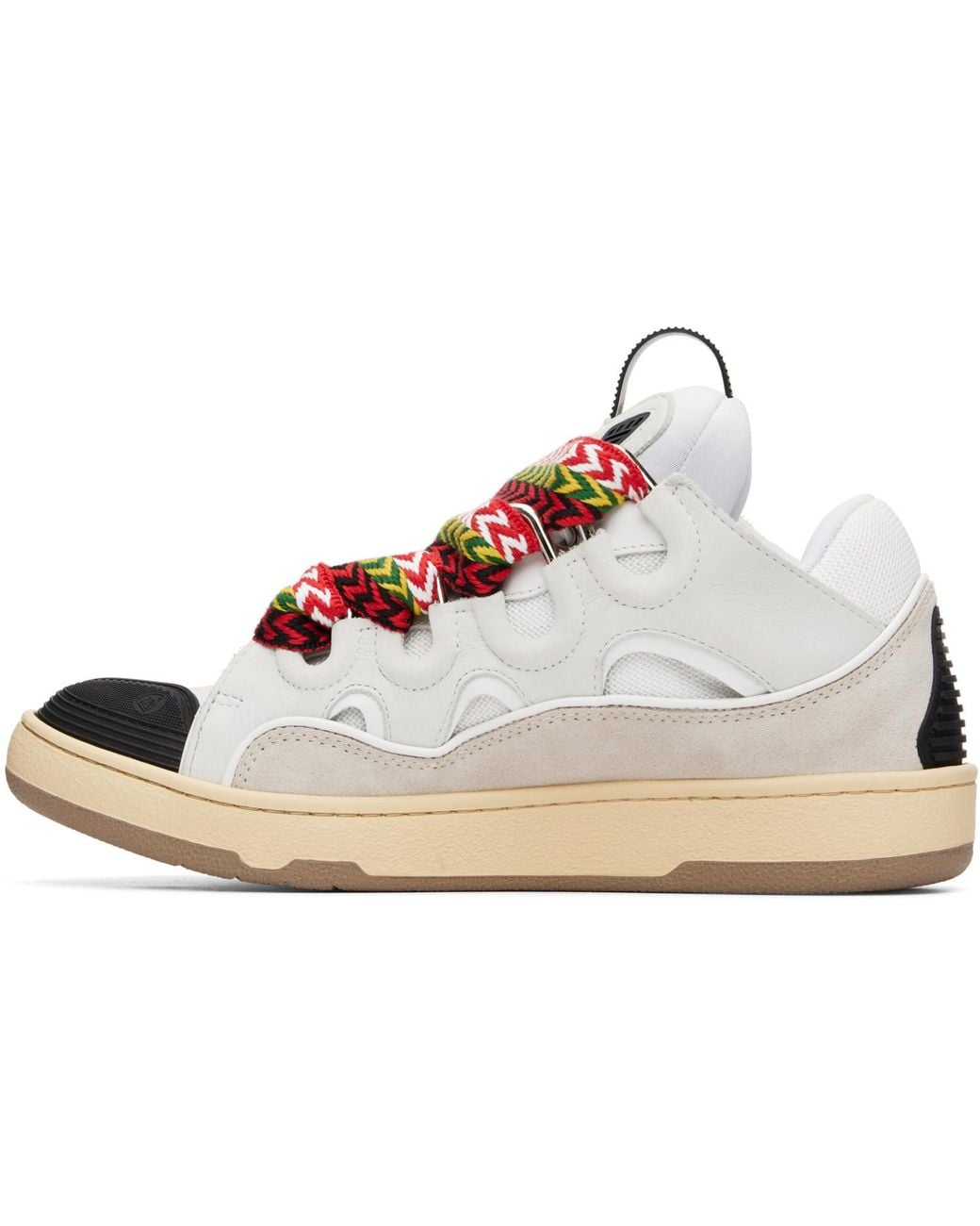 Lanvin White Curb Sneakers for men