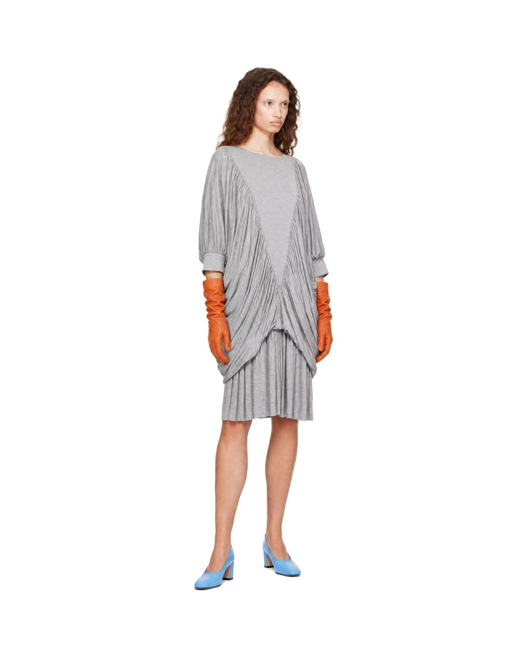 Nicklas Skovgaard Gray Alisette Midi Dress