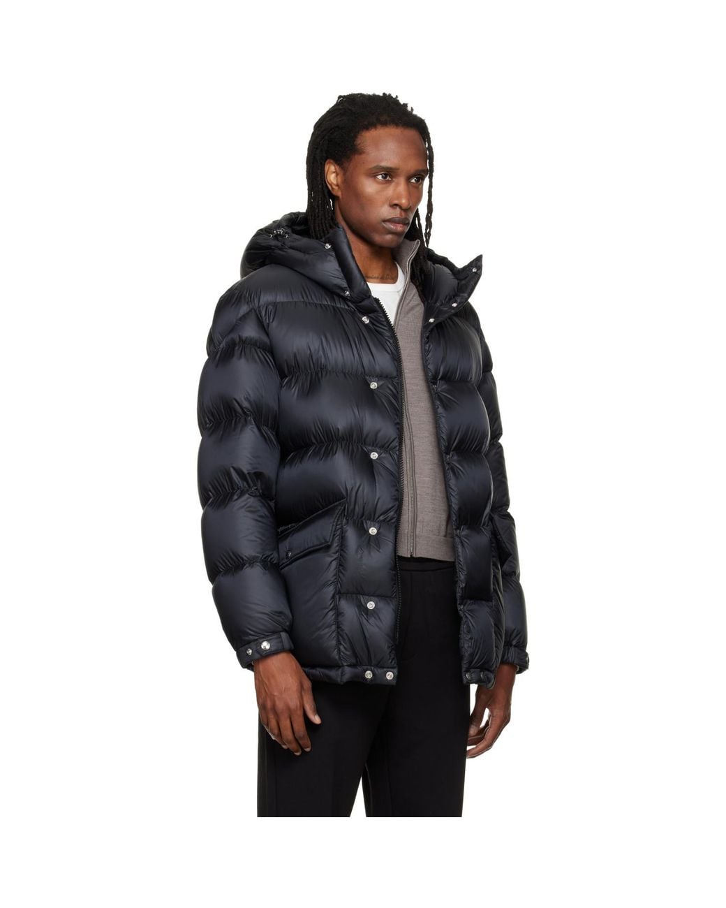 Moncler Black Orelith Short Down Jacket for men