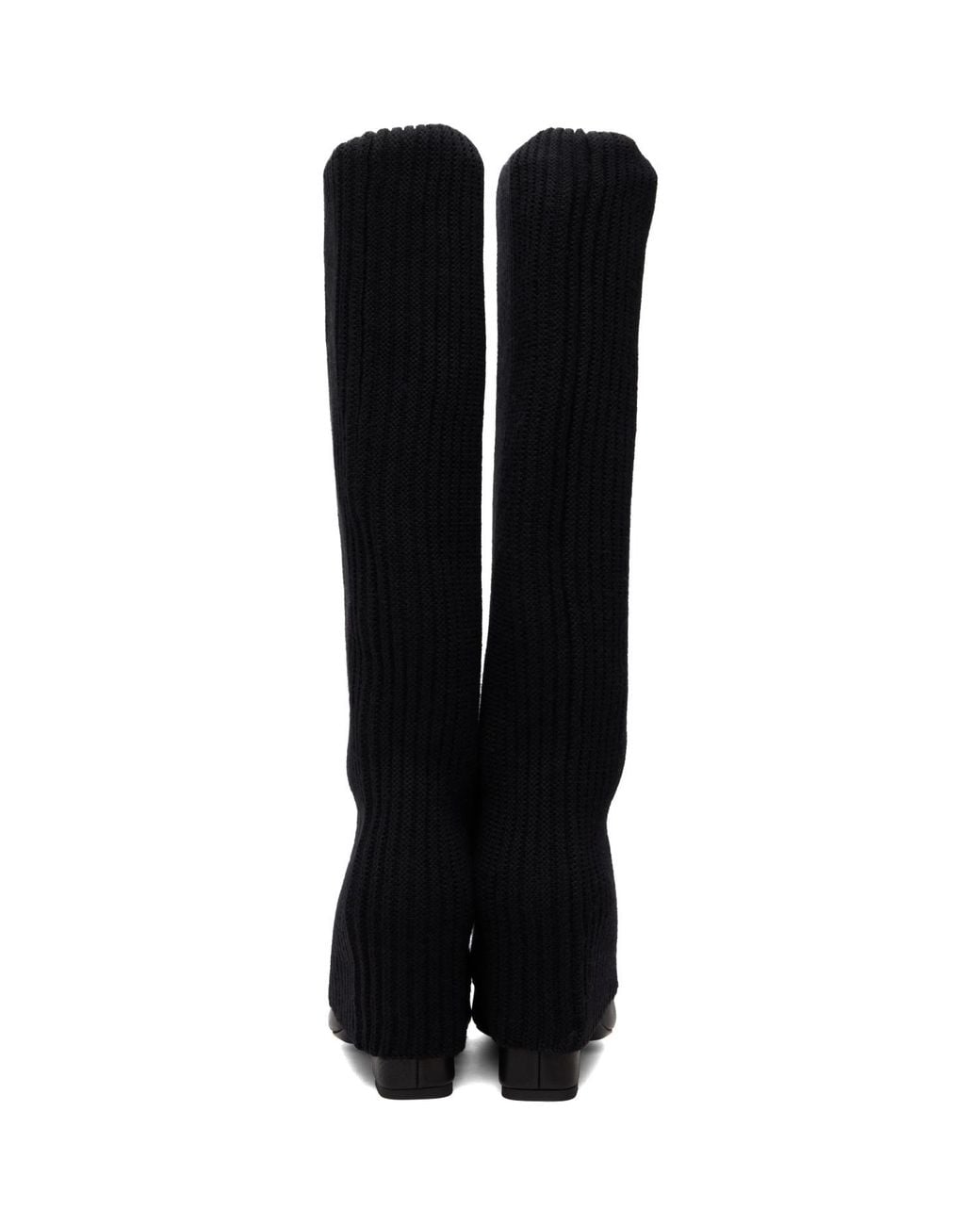 SECONDA Black Sock Tall Boots