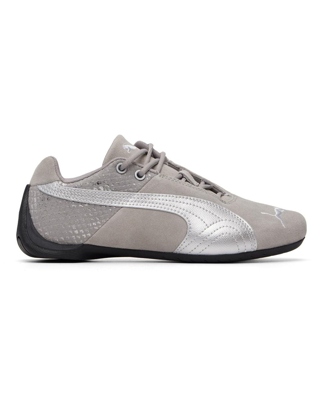 PUMA Gray Future Cat Emboss Sneakers
