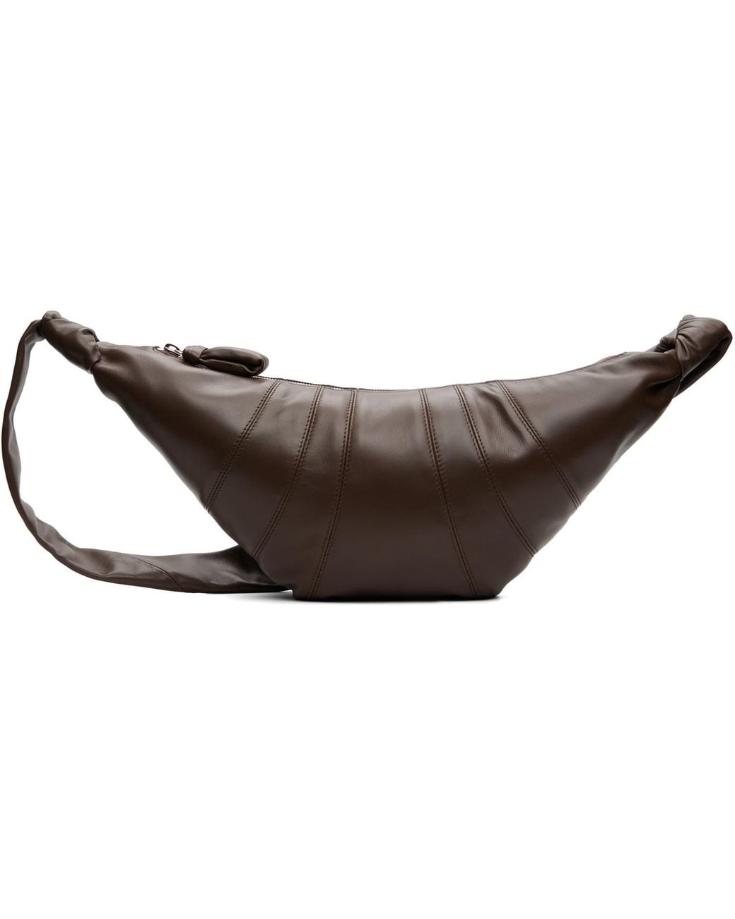Lemaire Brown Medium Croissant Bag