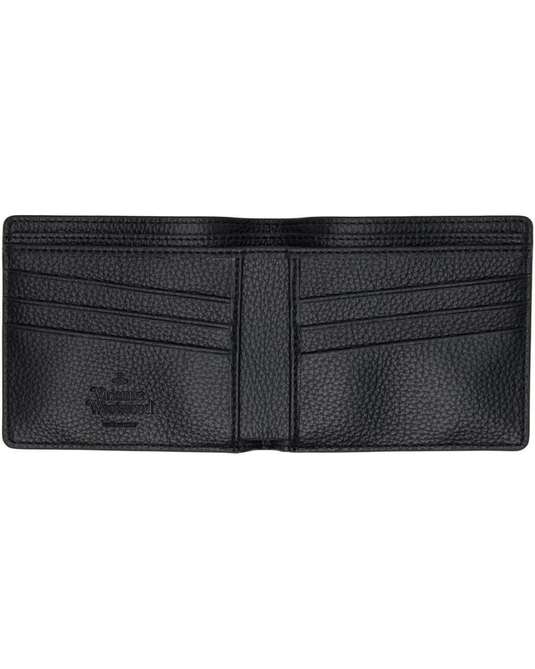 Vivienne Westwood Black Billfold Wallet for men