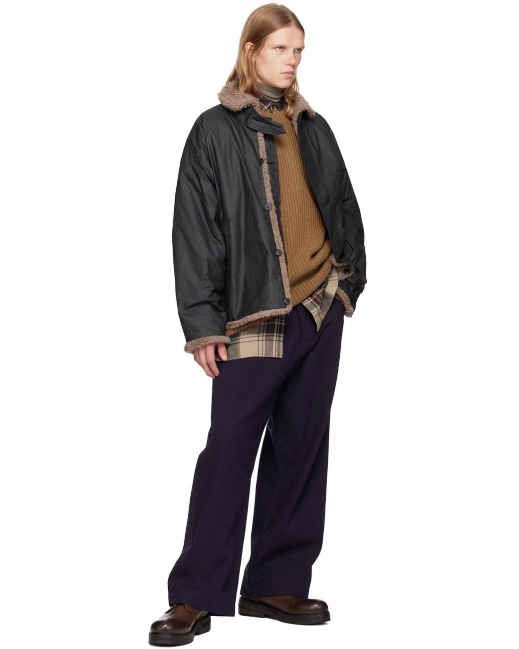 Jan Jan Van Essche #57 Reversible Jacket in Black for Men | Lyst