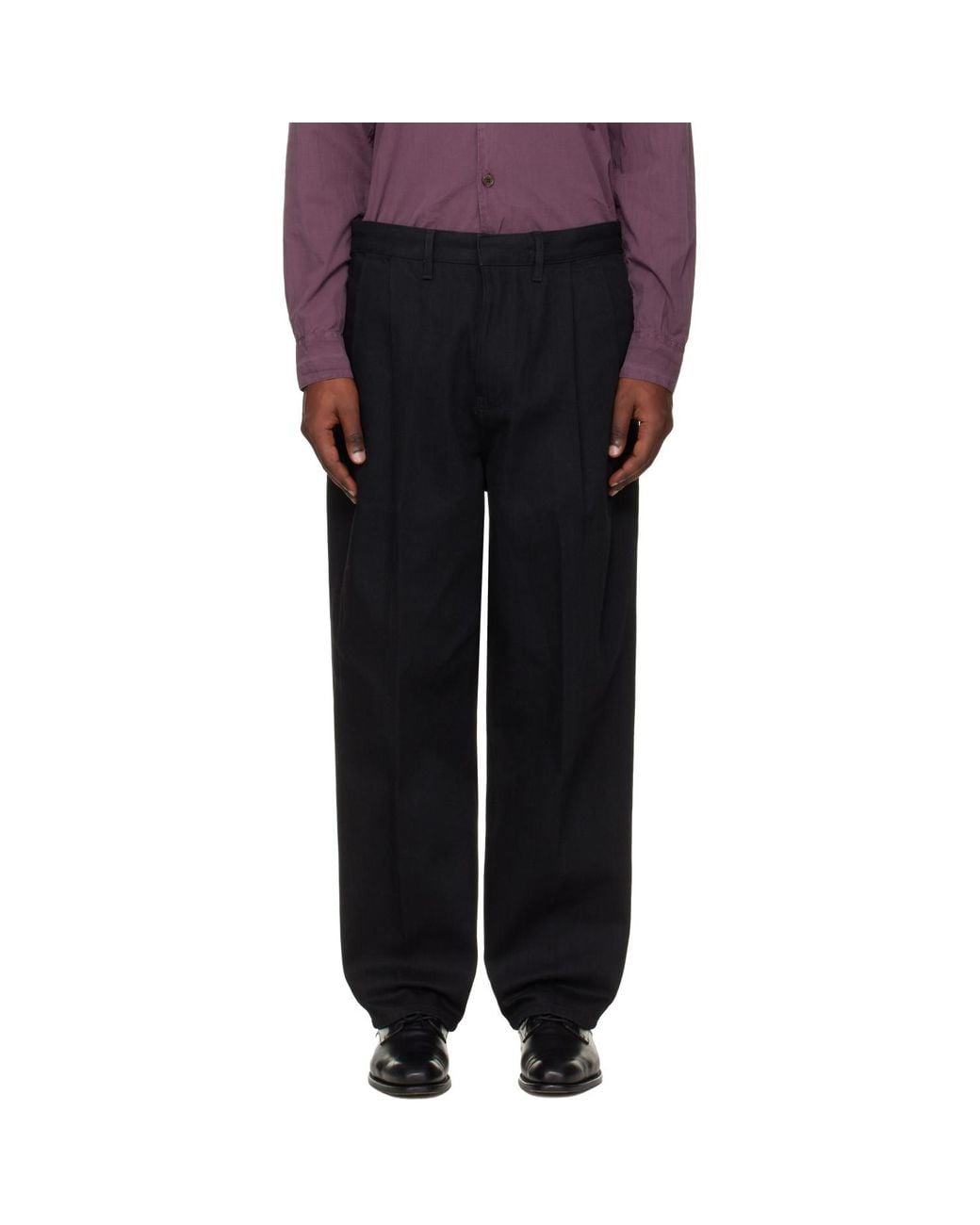 HUGO Black Relaxed-Fit Jeans for men
