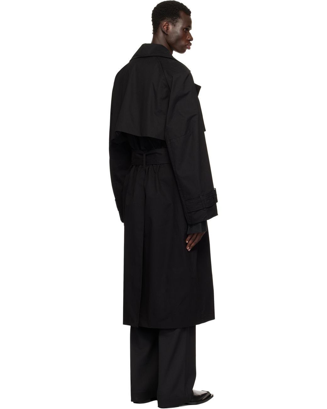 Entire studios Goodman Trench Coat in Black for Men | Lyst UK