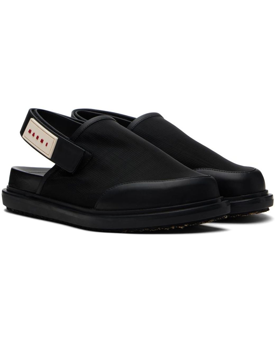 Marni Back Strap Mules in Black | Lyst display picture 2