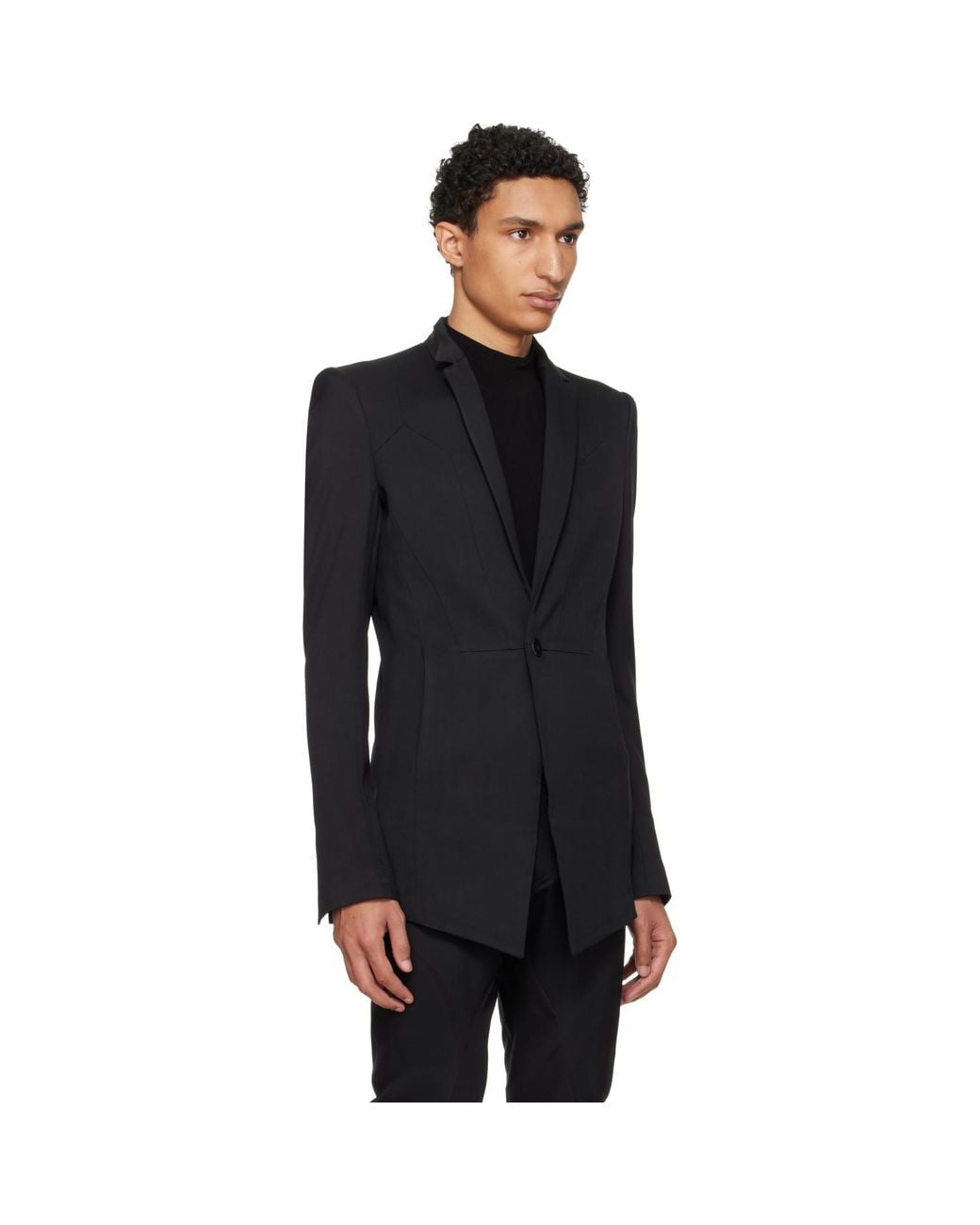 Julius Black Prism Tailored Blazer for men