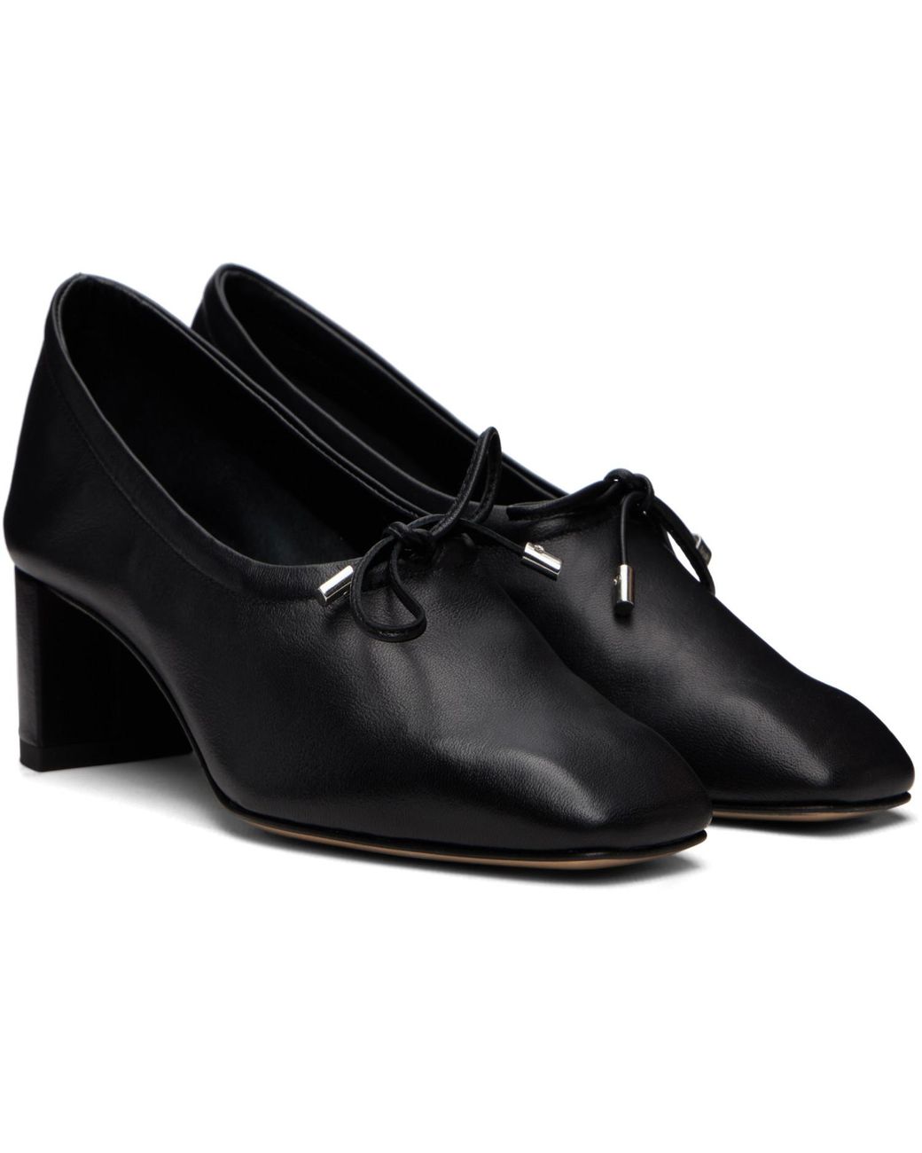 Aeyde Black Narissa Glove Heels