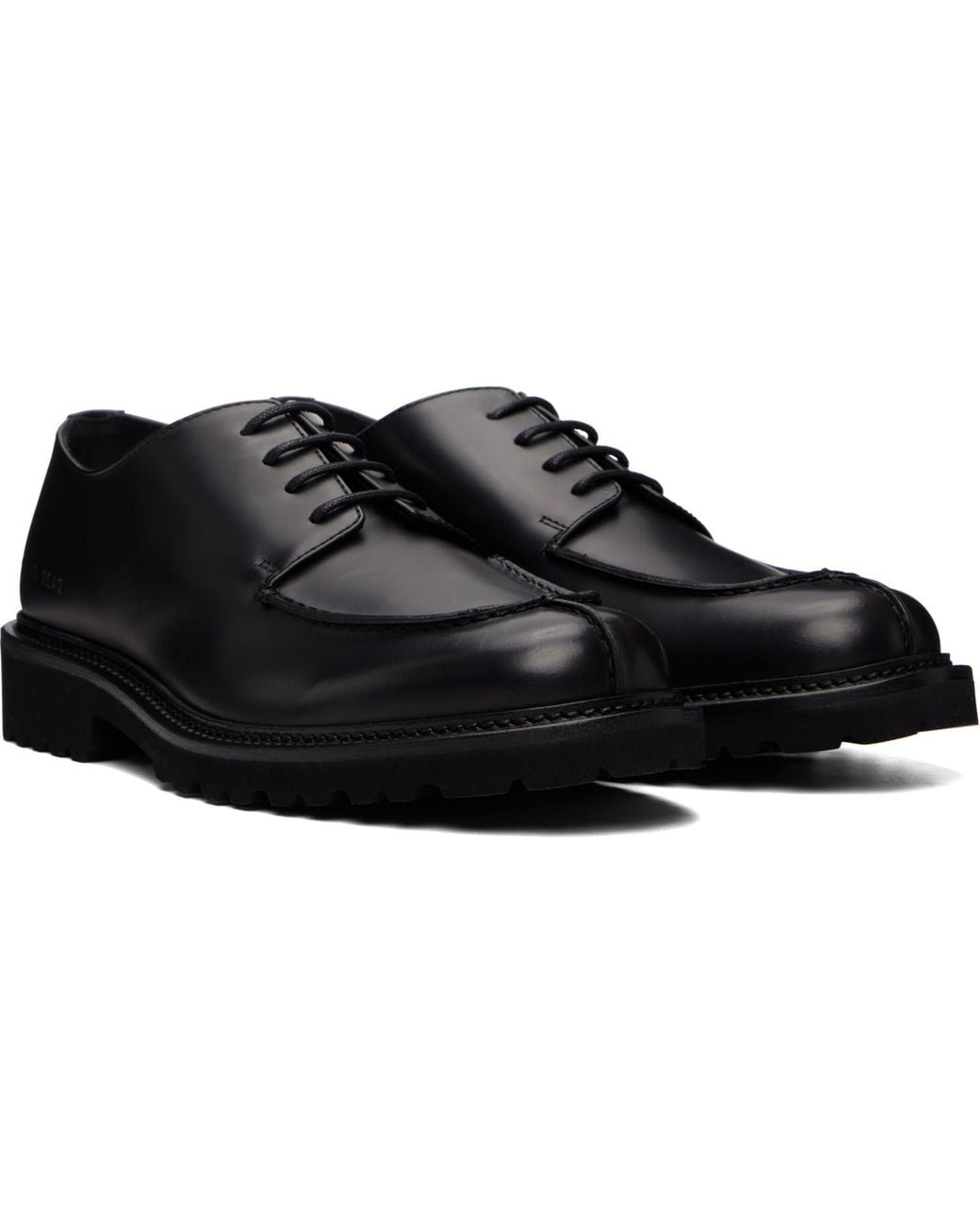 Common Projects Black Apron Derbys for men