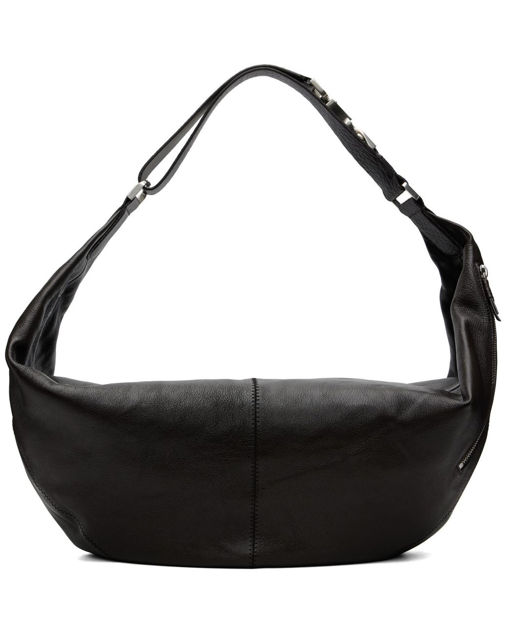 Lemaire Black Large Quiver Clip Bag