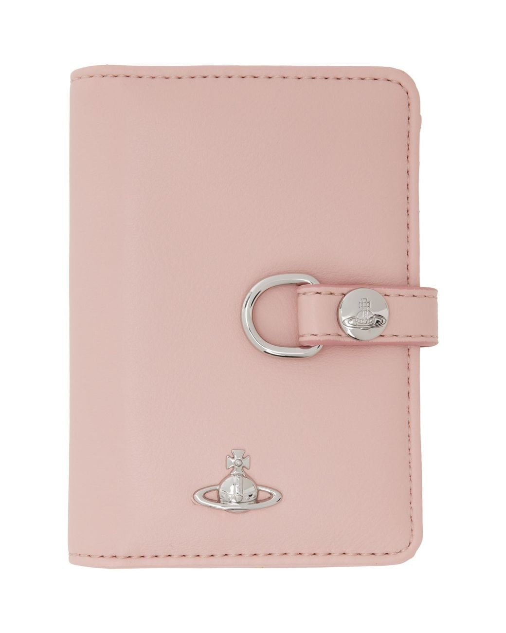 Vivienne Westwood Pink Vertical Flap Card Holder