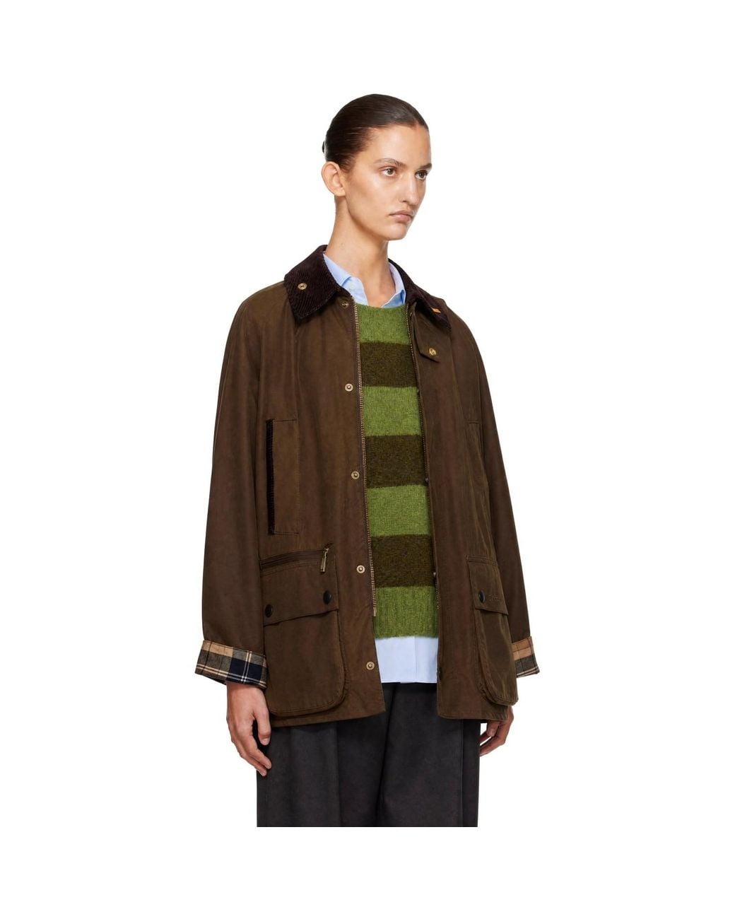 Barbour Brown Icons Bedale Waxed Jacket