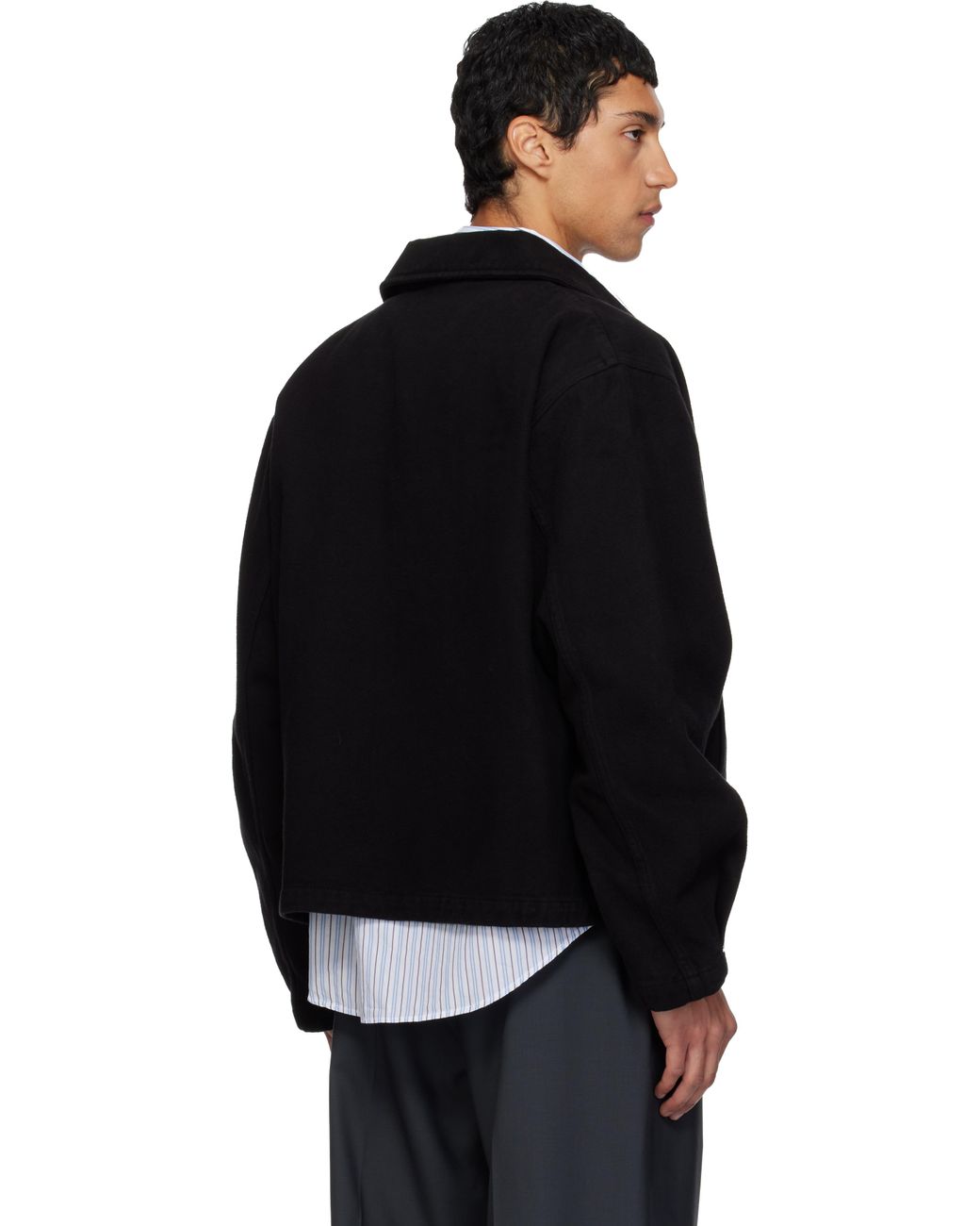 mfpen Painters Denim Jacket in Black for Men | Lyst
