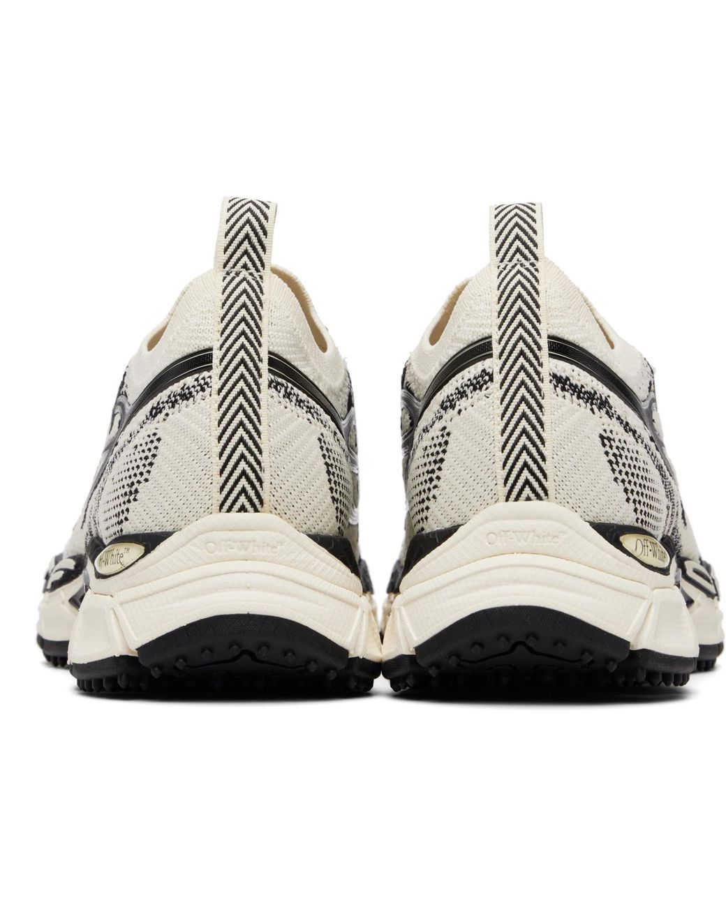 Off-White c/o Virgil Abloh Black Off- Off- 'be Right Back' Knit Sneakers