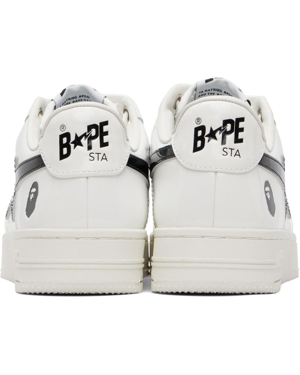 A Bathing Ape White Sta #2 Sneakers