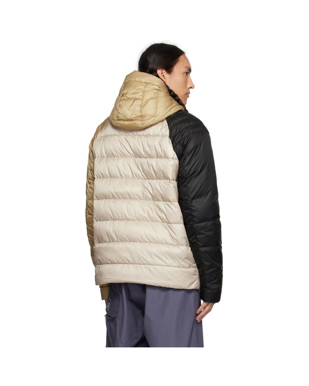 Canada Goose Black Beige Legacy Reversible Down Jacket for men
