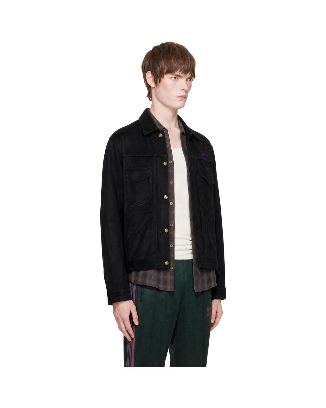 Needles Black Penny Jean Jacket for men
