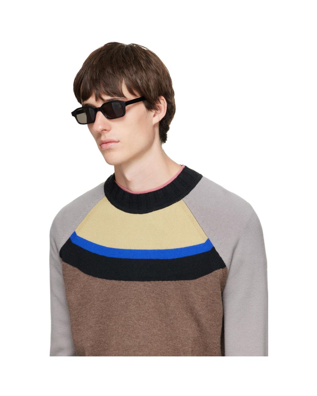 FLATLIST EYEWEAR Brown Hanky Sunglasses for men
