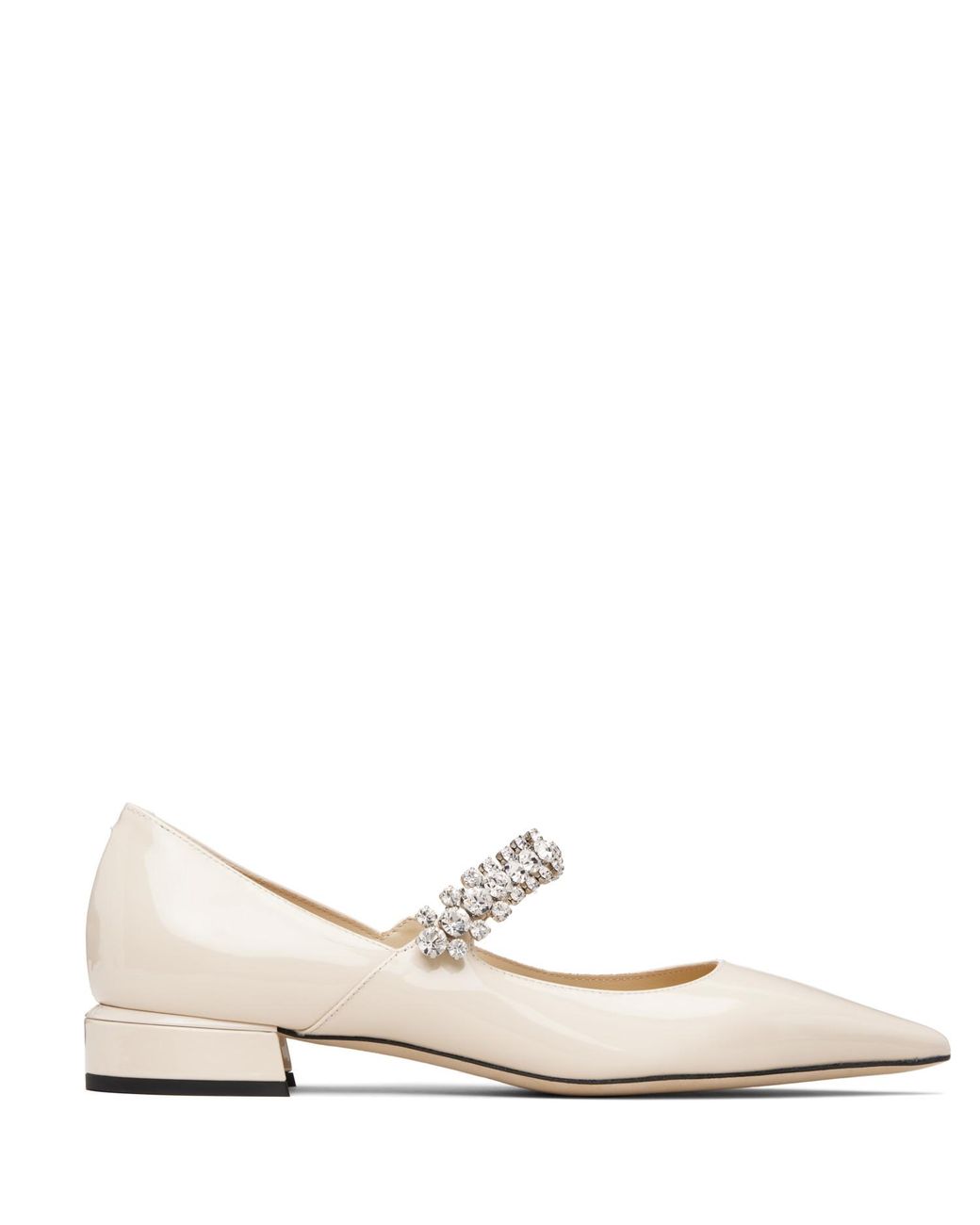 Jimmy Choo Natural Off- Bing Pump Flats