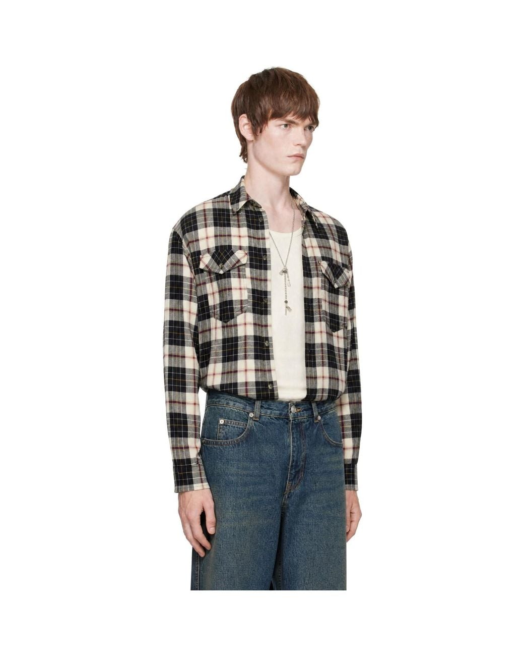Isabel Marant Black Saul Shirt for men
