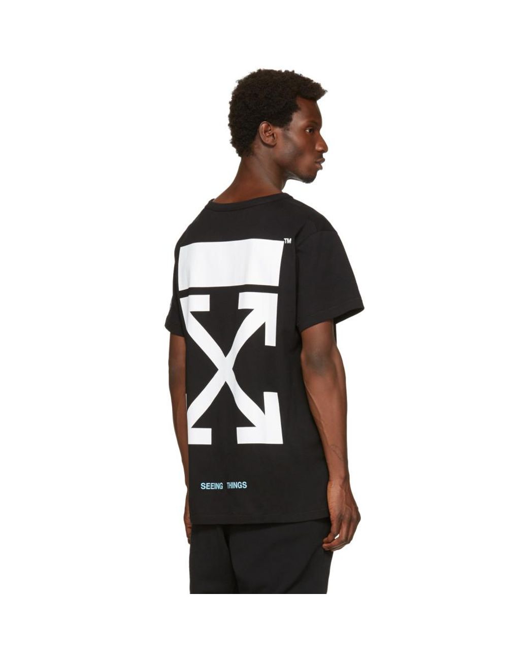 Off-White c/o Virgil Abloh Arrows T-shirt in Black for Men | Lyst