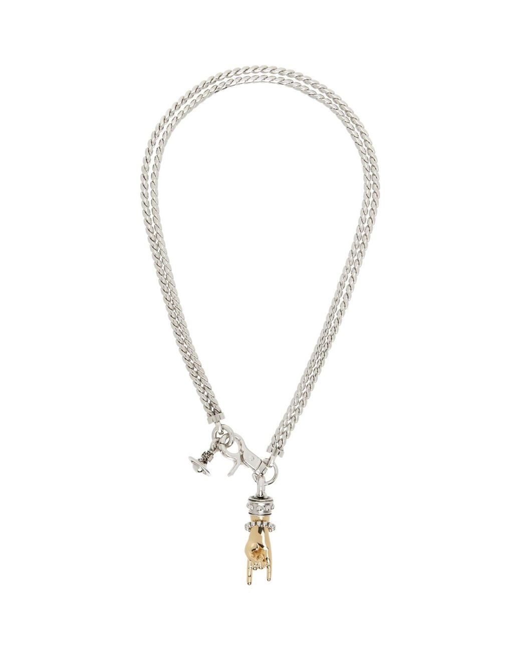 Vivienne Westwood Metallic Anatoly Necklace for men