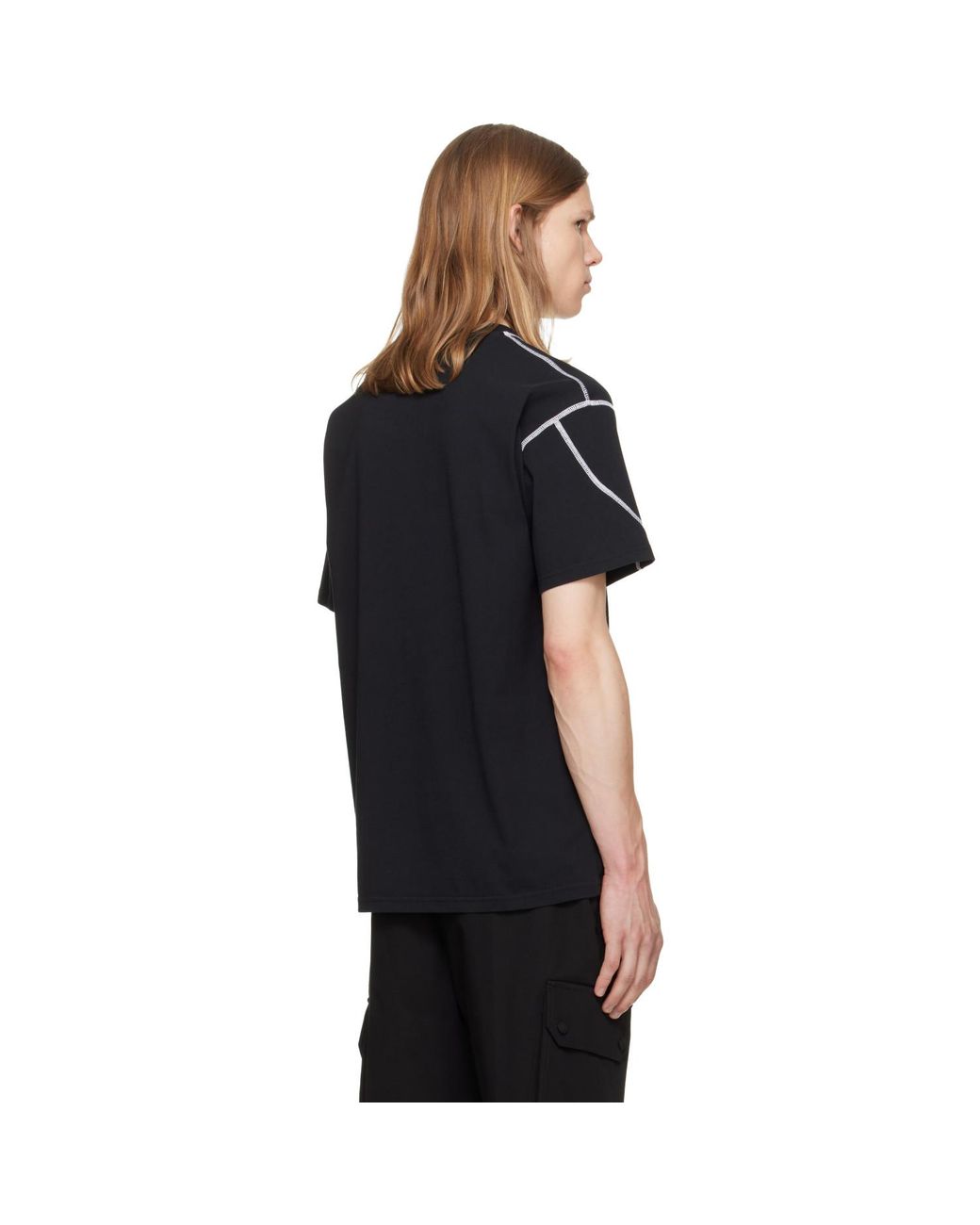 Givenchy Black Couture Seam T-Shirt for men