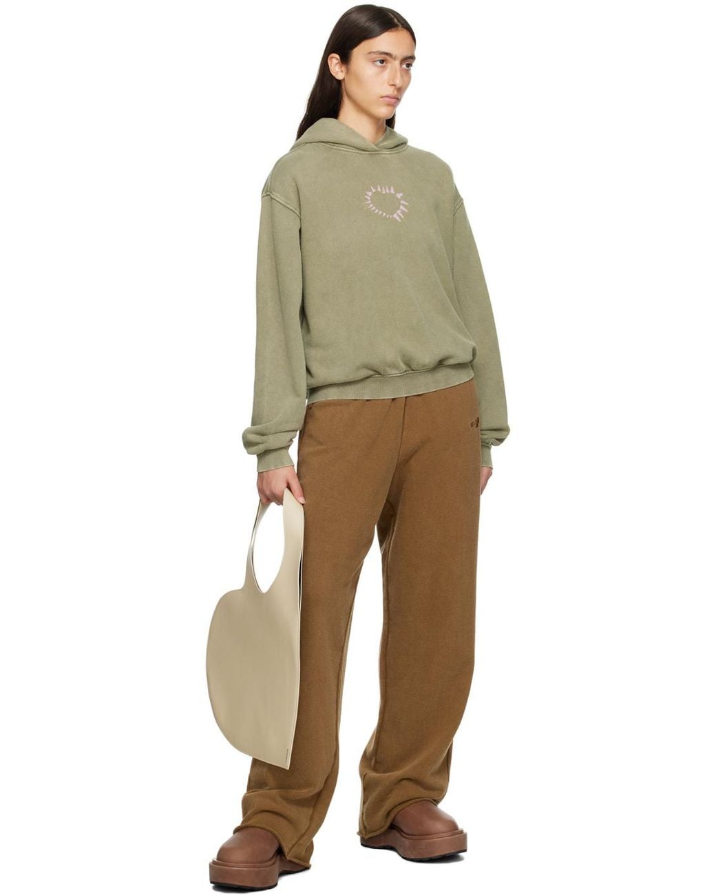 we11done Green Heart Hoodie