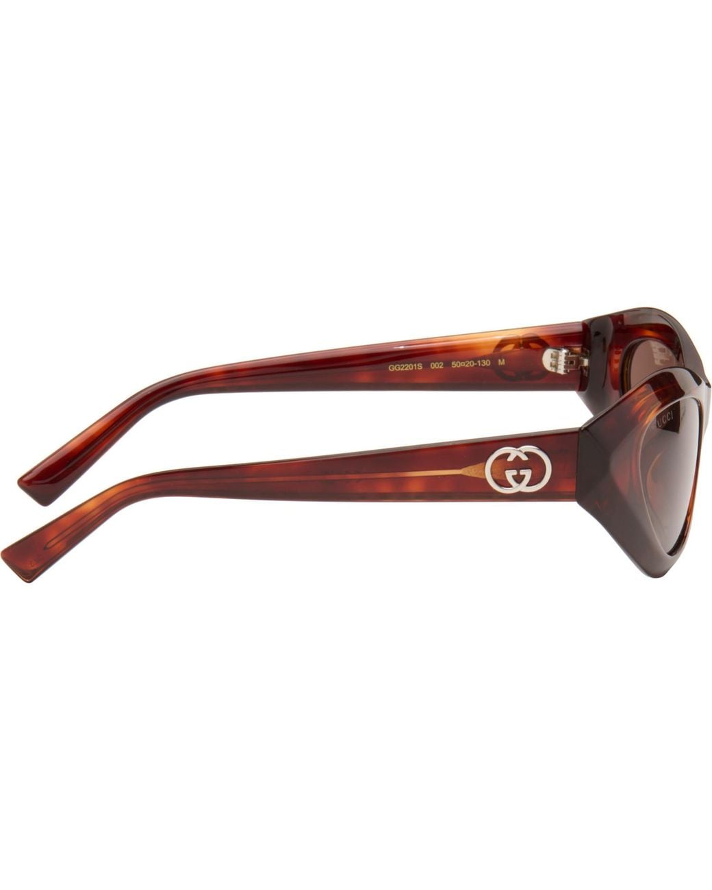 Gucci Brown Directional Sunglasses