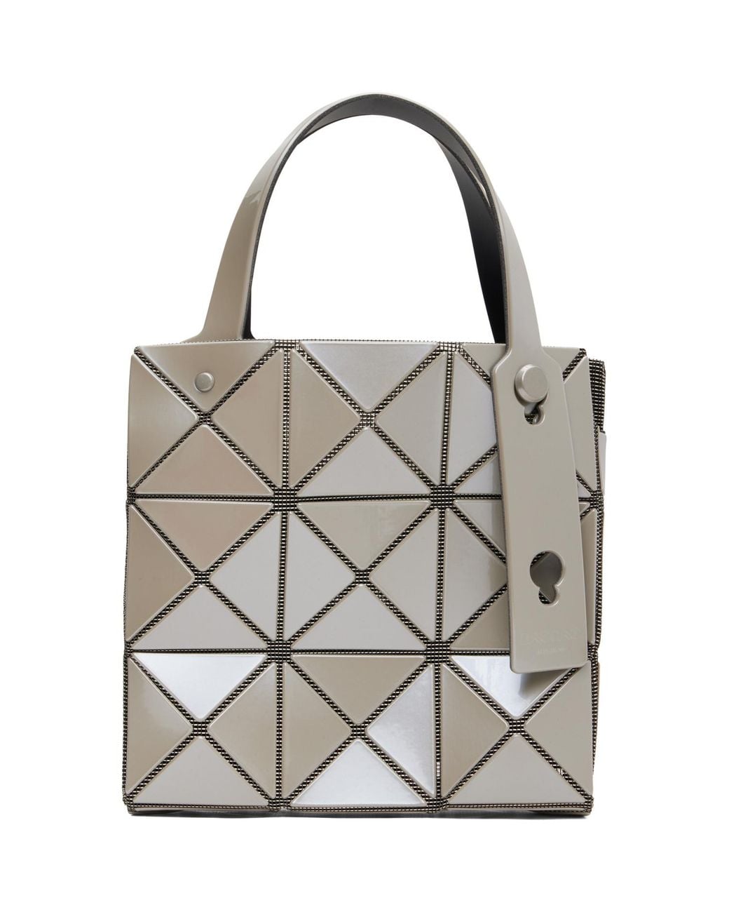 Issey Miyake Gray Small Carat Bag