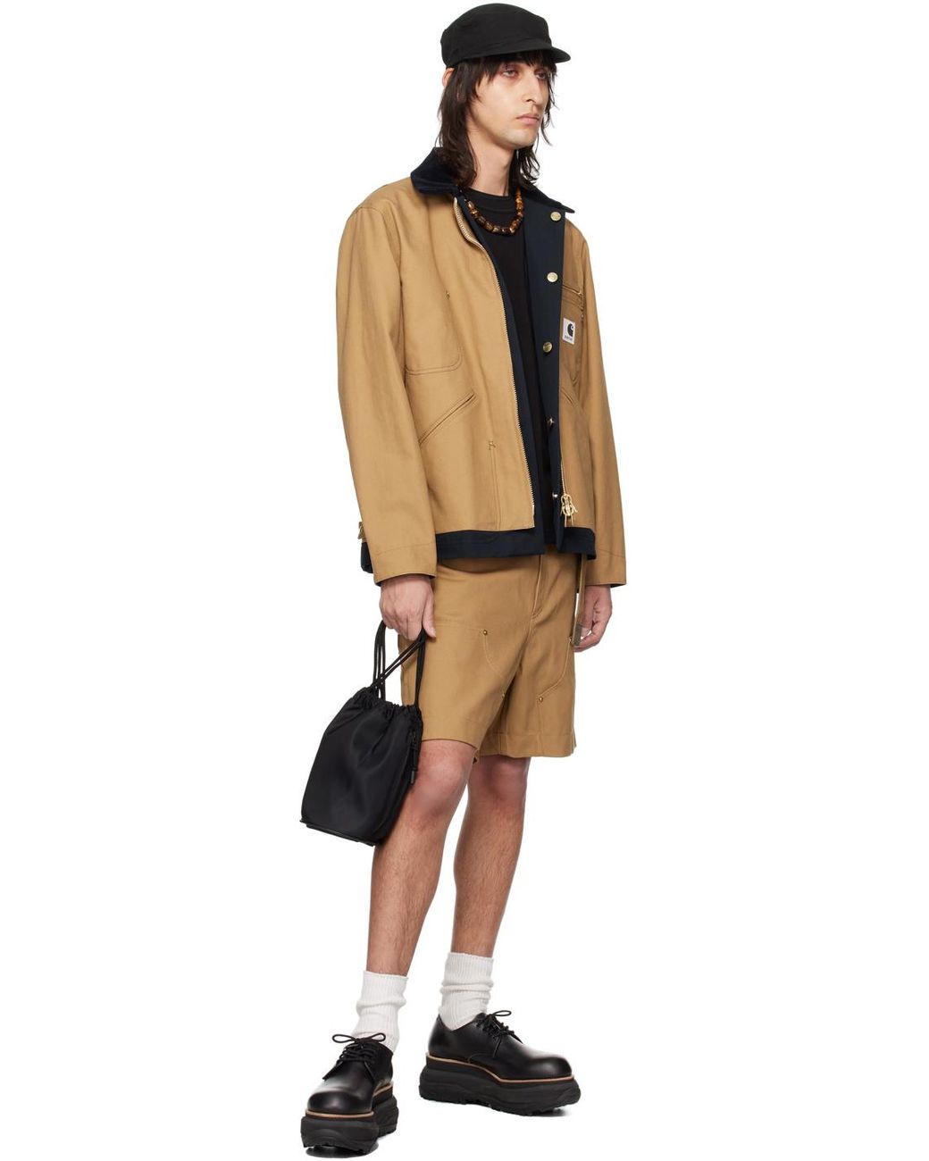 メンズ Sacai Carhartt Wipエディション リバーシブル