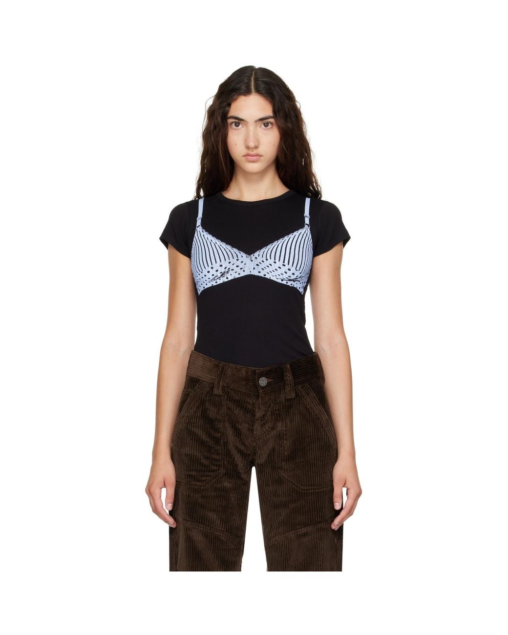 VAQUERA Black Bra Baby T-Shirt