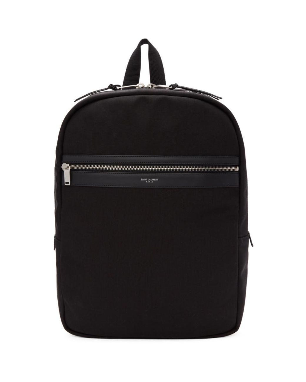 Saint Laurent Laptop City Backpack In Canvas in Black for Men | Lyst