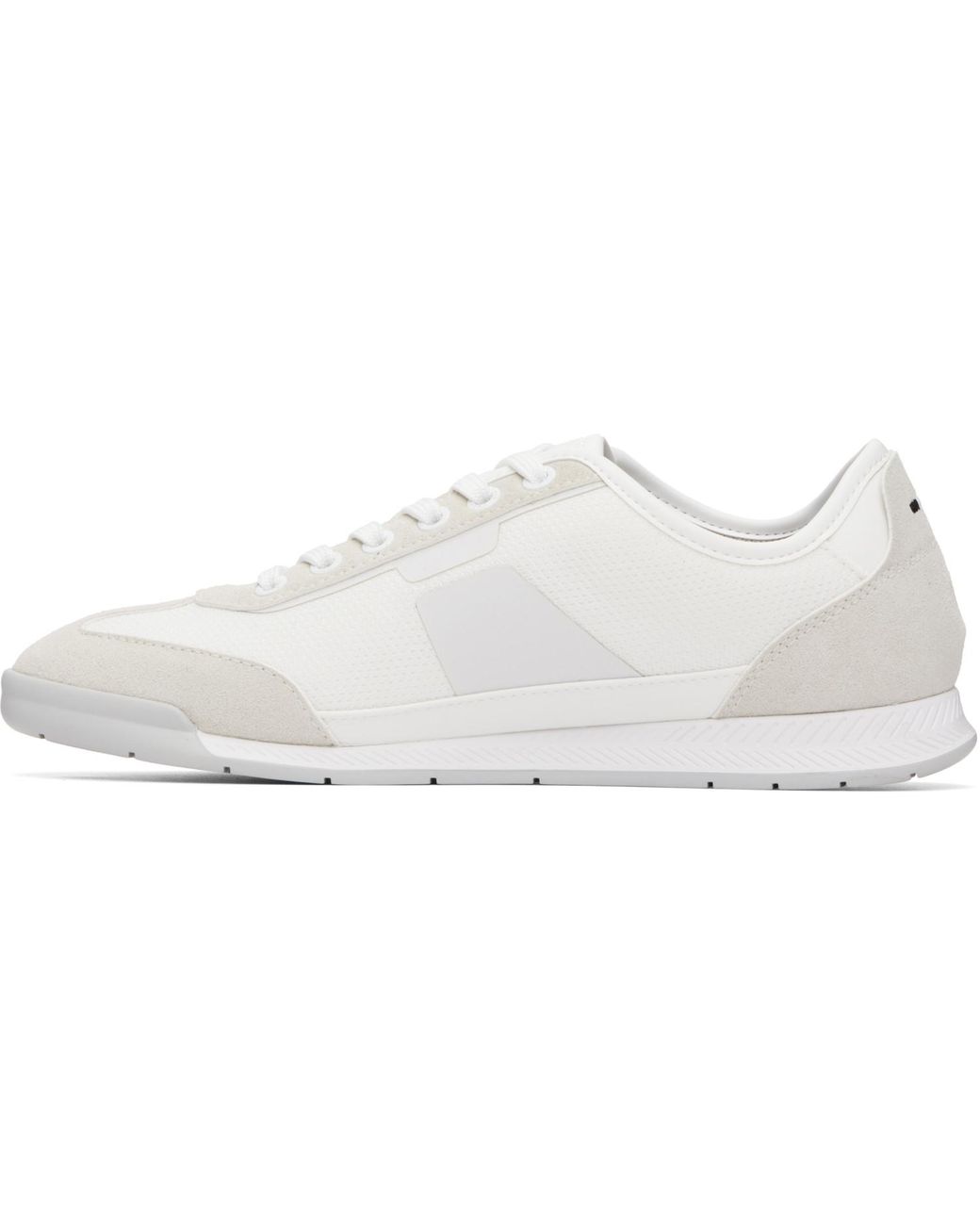 Boss Black Mesh Detailing Sneakers for men