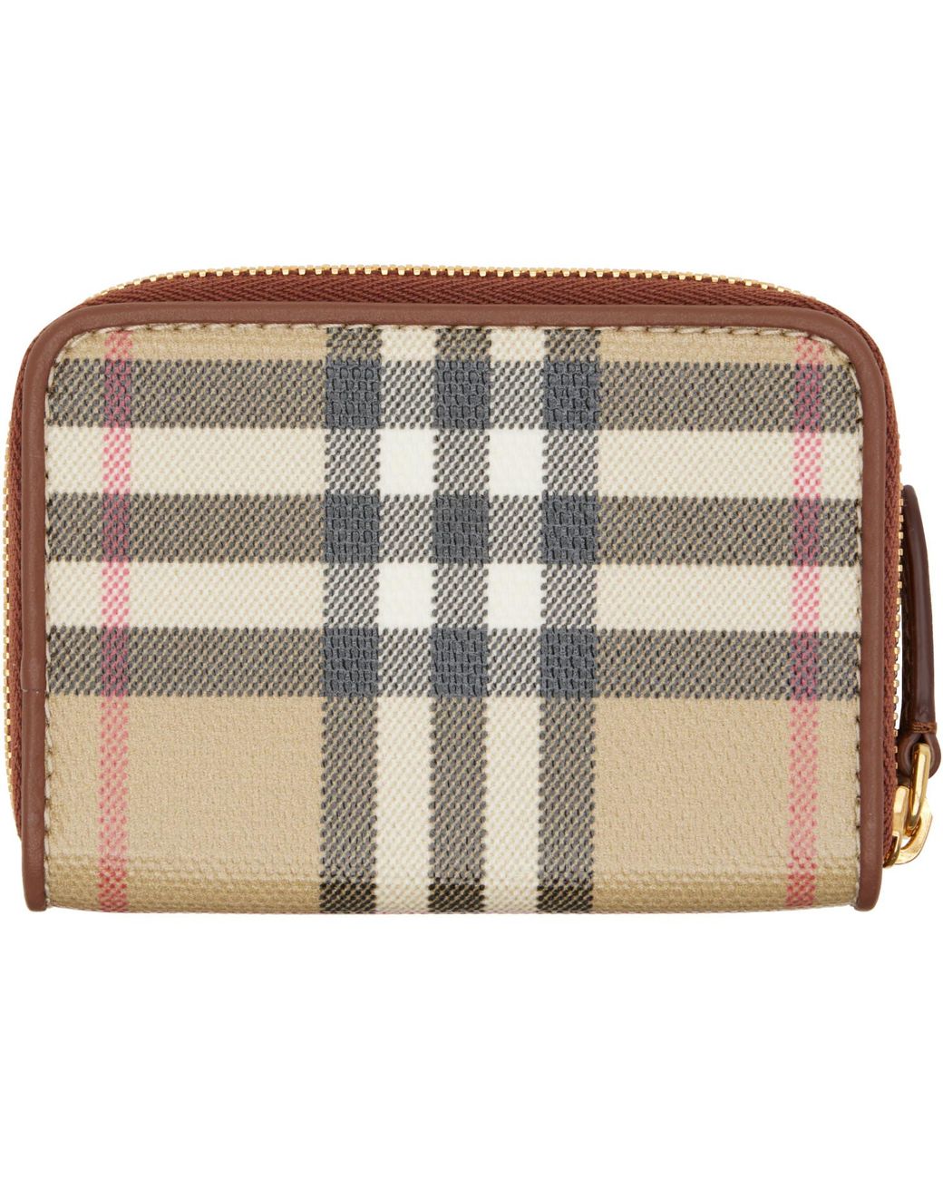 Burberry Multicolor Check Coin Pouch
