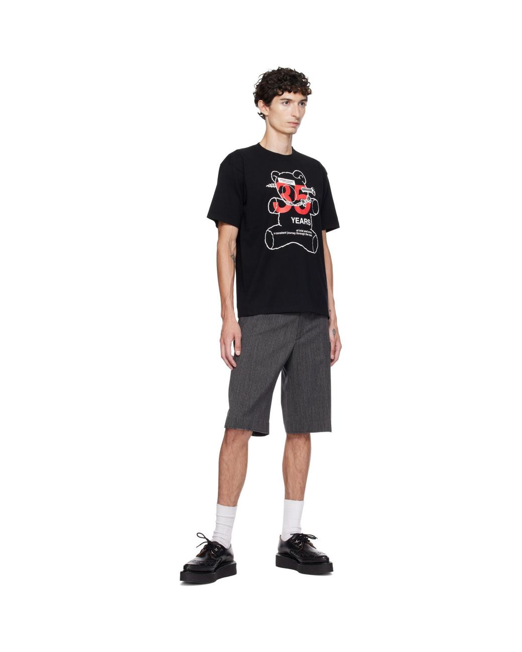 Undercover Black Uc2F3801 '35 Years' T-Shirt for men