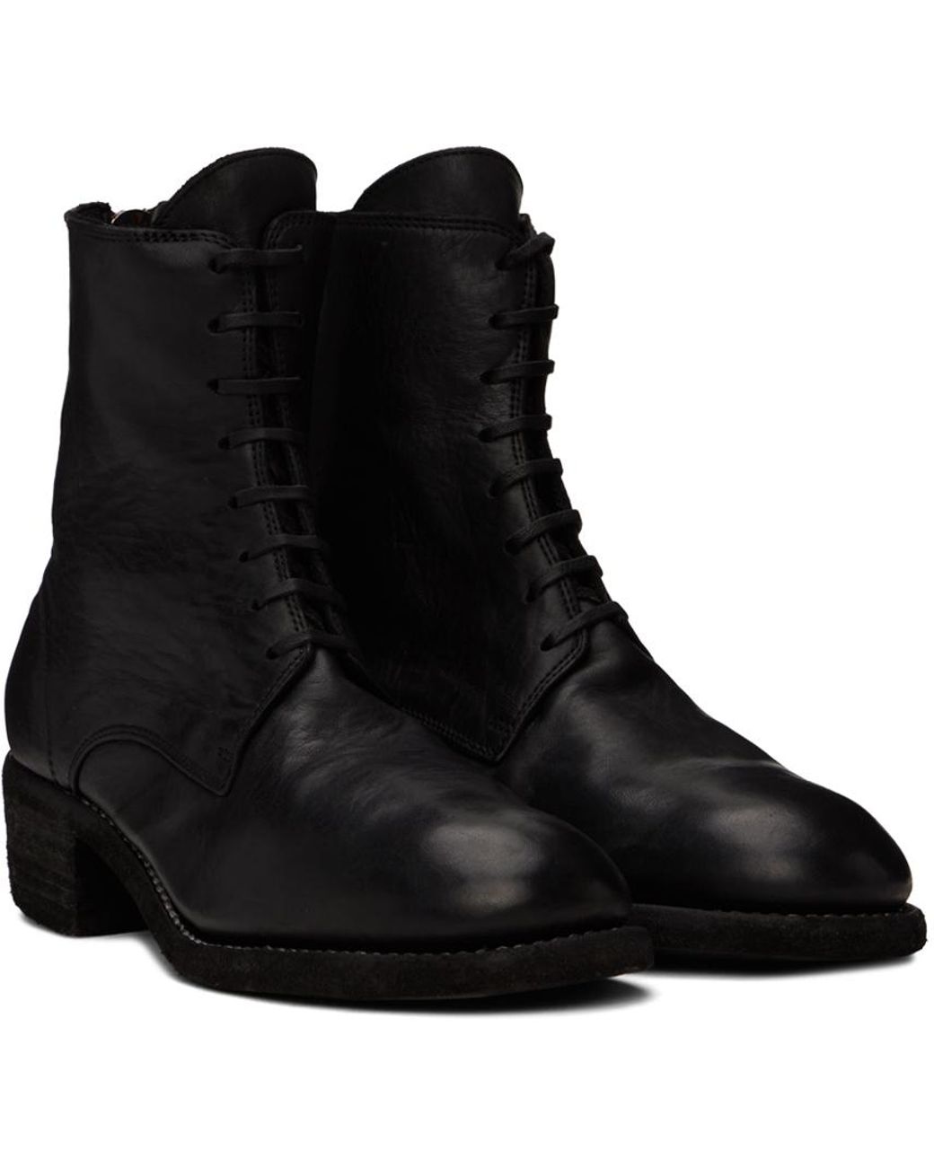 GUIDI GUIDI ONEPIECE LACEUP ANKLE BOOTS , 16 One Piece Derby Shoe