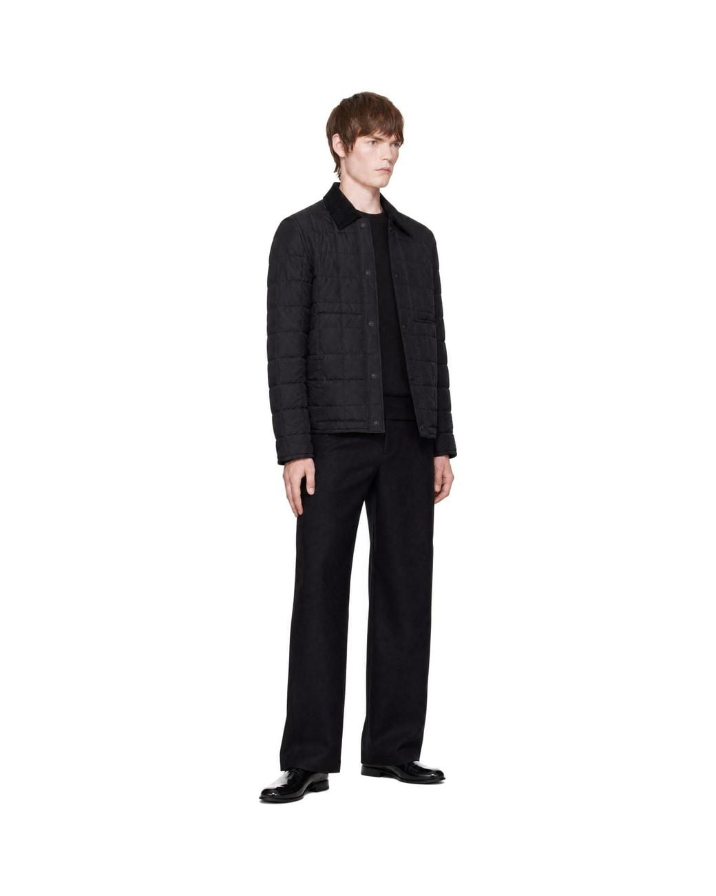 Givenchy Black Couture Seam Quilted Paris' Jacket for men
