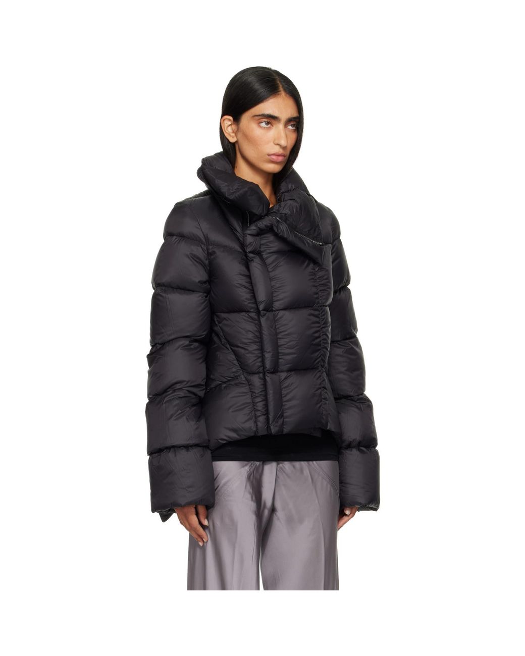 Rick Owens Black Tower Naska Duvet Down Jacket
