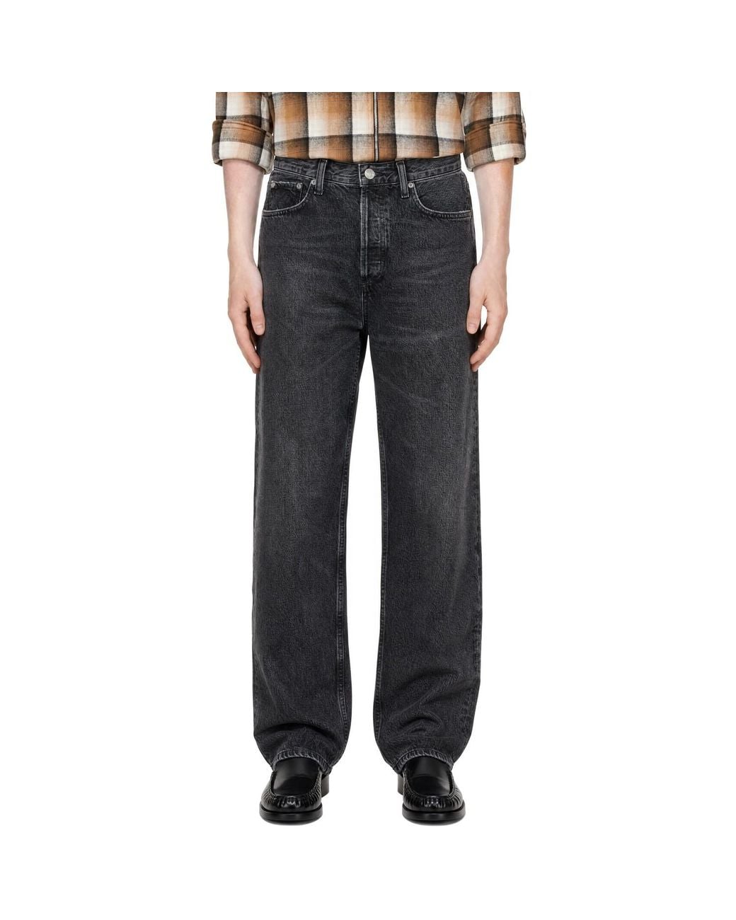 Agolde Black Afton Jeans for men