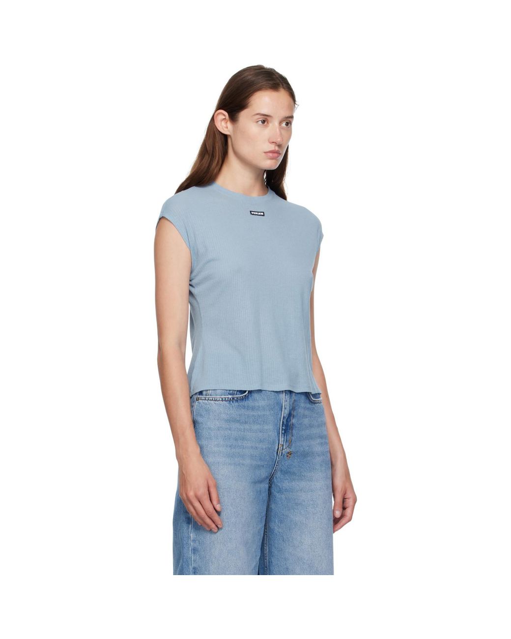 Ksubi Blue Staple Short Sleeve T-Shirt