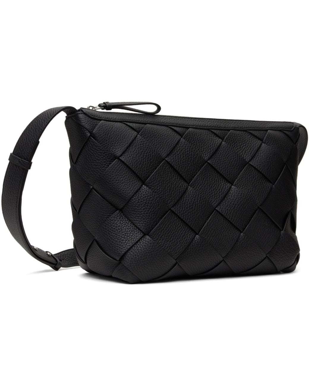 Bottega Veneta Black Diago Bag for men